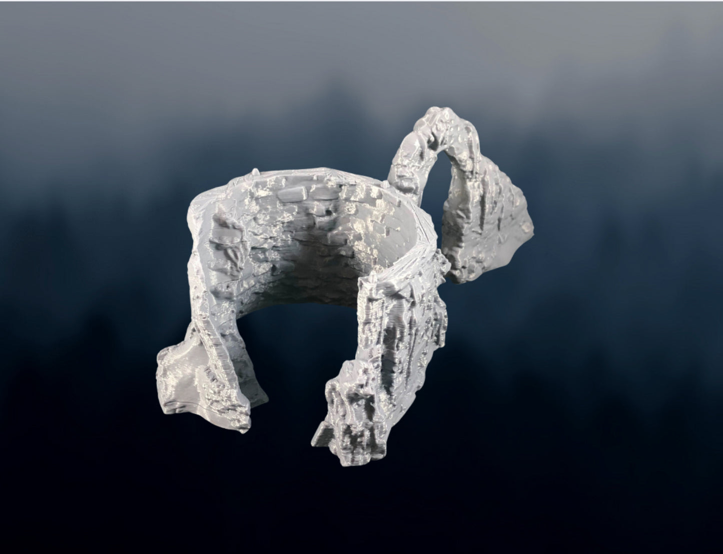 Snowy Ruins - DnD Terrain in 28mm scale