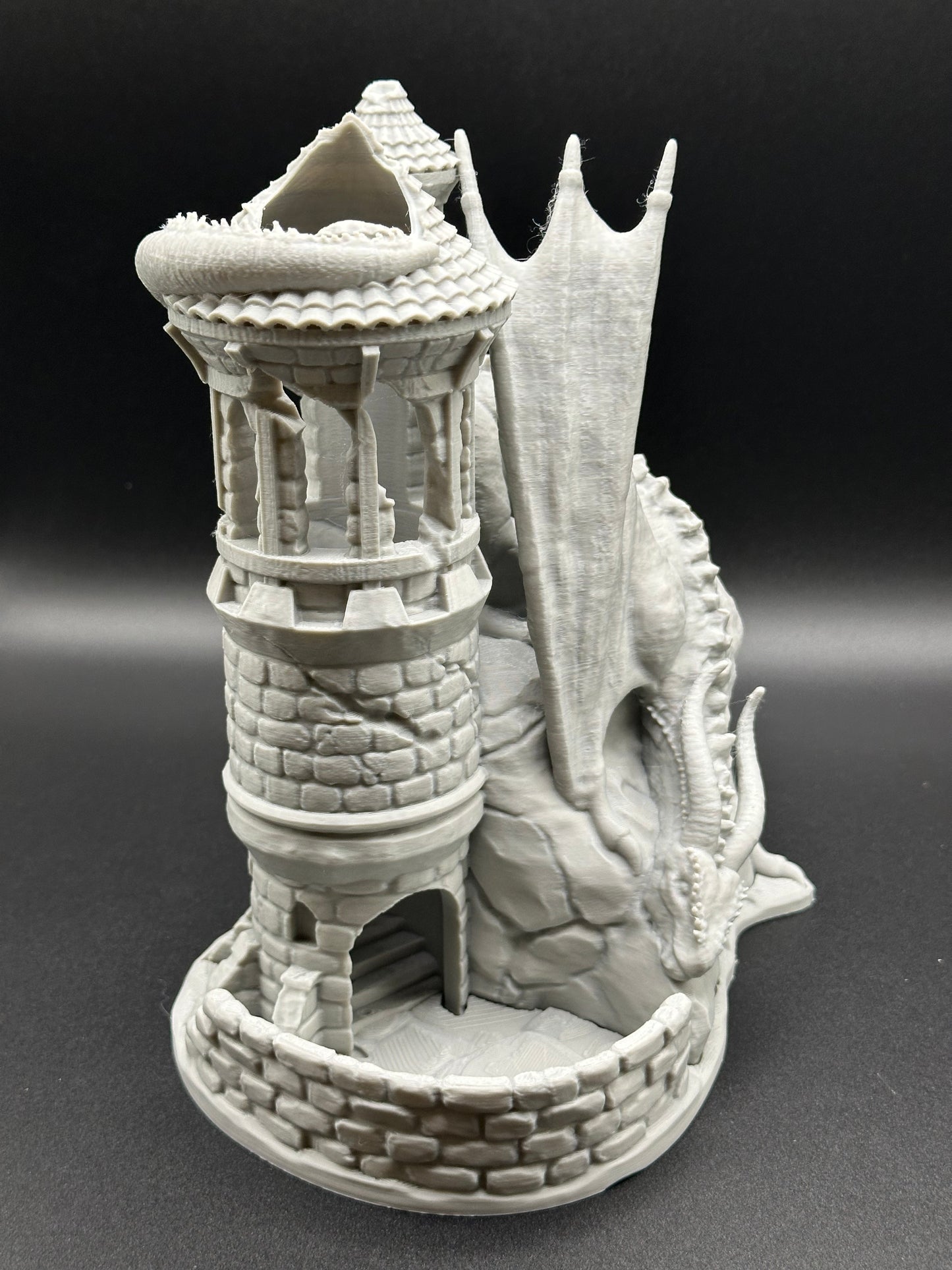 Dragon’s Watchtower Dice Tower & Dragon’s Lair Dice Box Set - Epic RPG Accessories