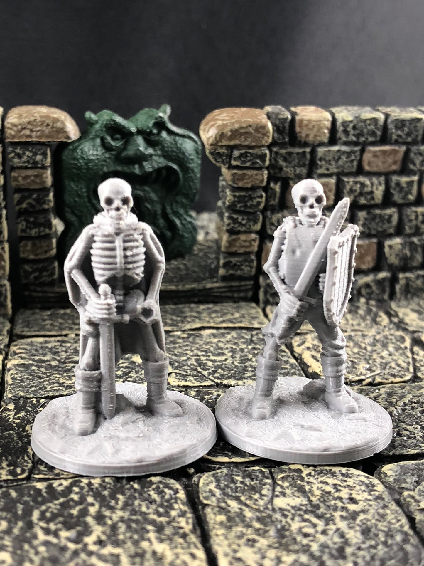 Skeleton Horde Miniatures | Set of 9 - 28mm D&D Monsters - Tabletop RPG Miniature