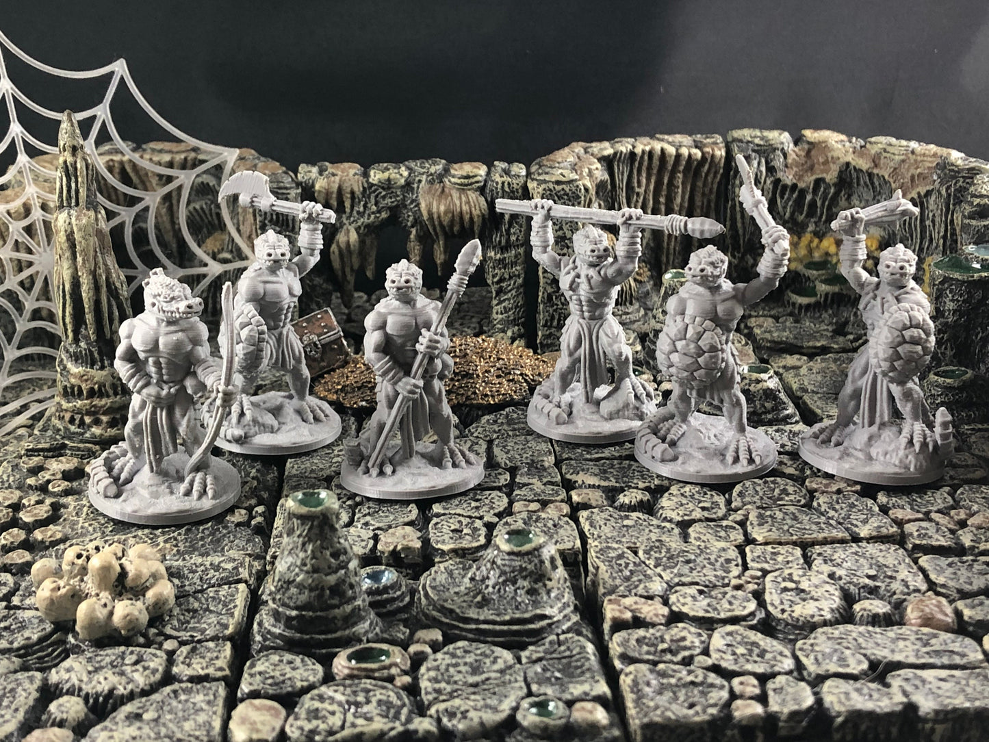 Lizard Warriors - 28mm High Quality 3D Print