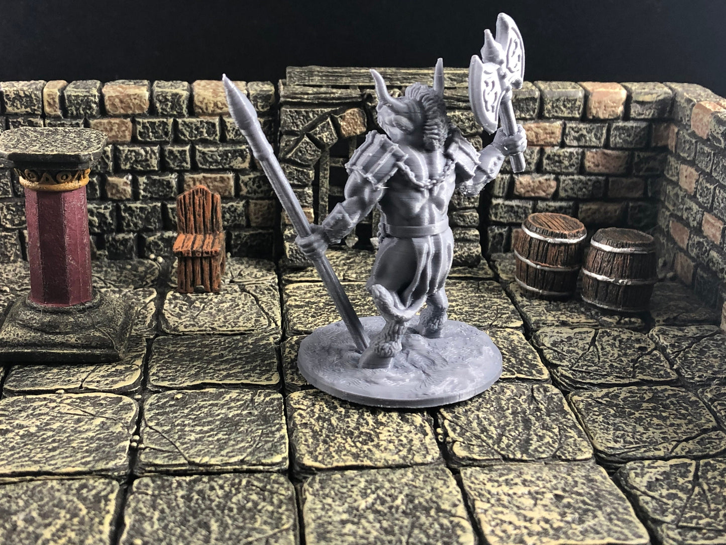 Mighty Minotaur - 28mm High Quality 3D Print