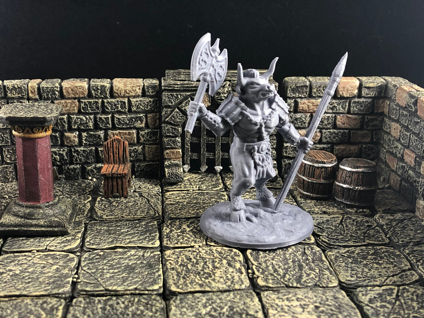 Mighty Minotaur - 28mm High Quality 3D Print