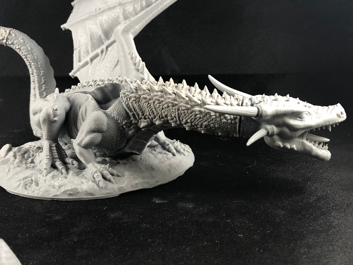 The Great Dragon Miniature - Colossal 12" RPG Boss for D&D and Pathfinder