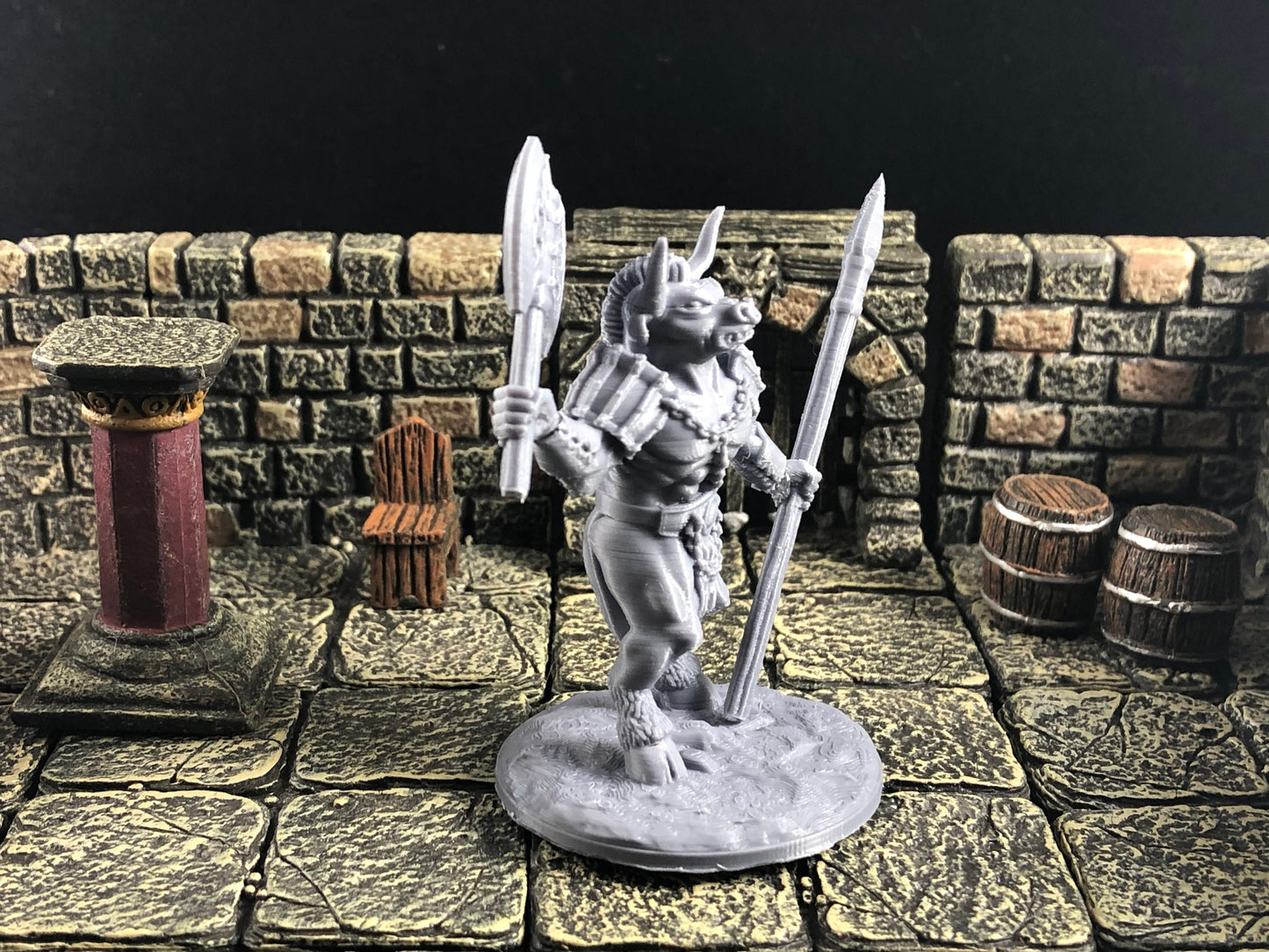 Mighty Minotaur - 28mm High Quality 3D Print