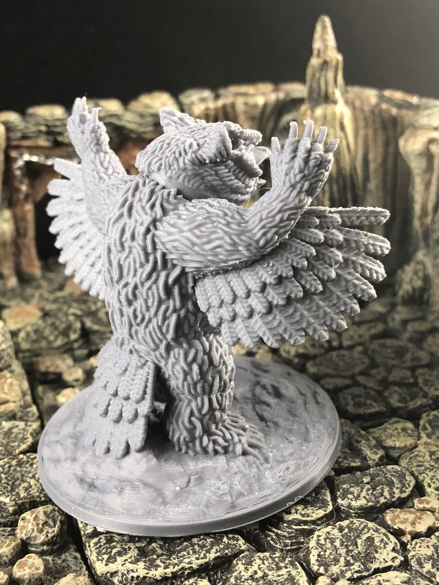 Fearsome Owlbear - 28mm High Quality 3D Print