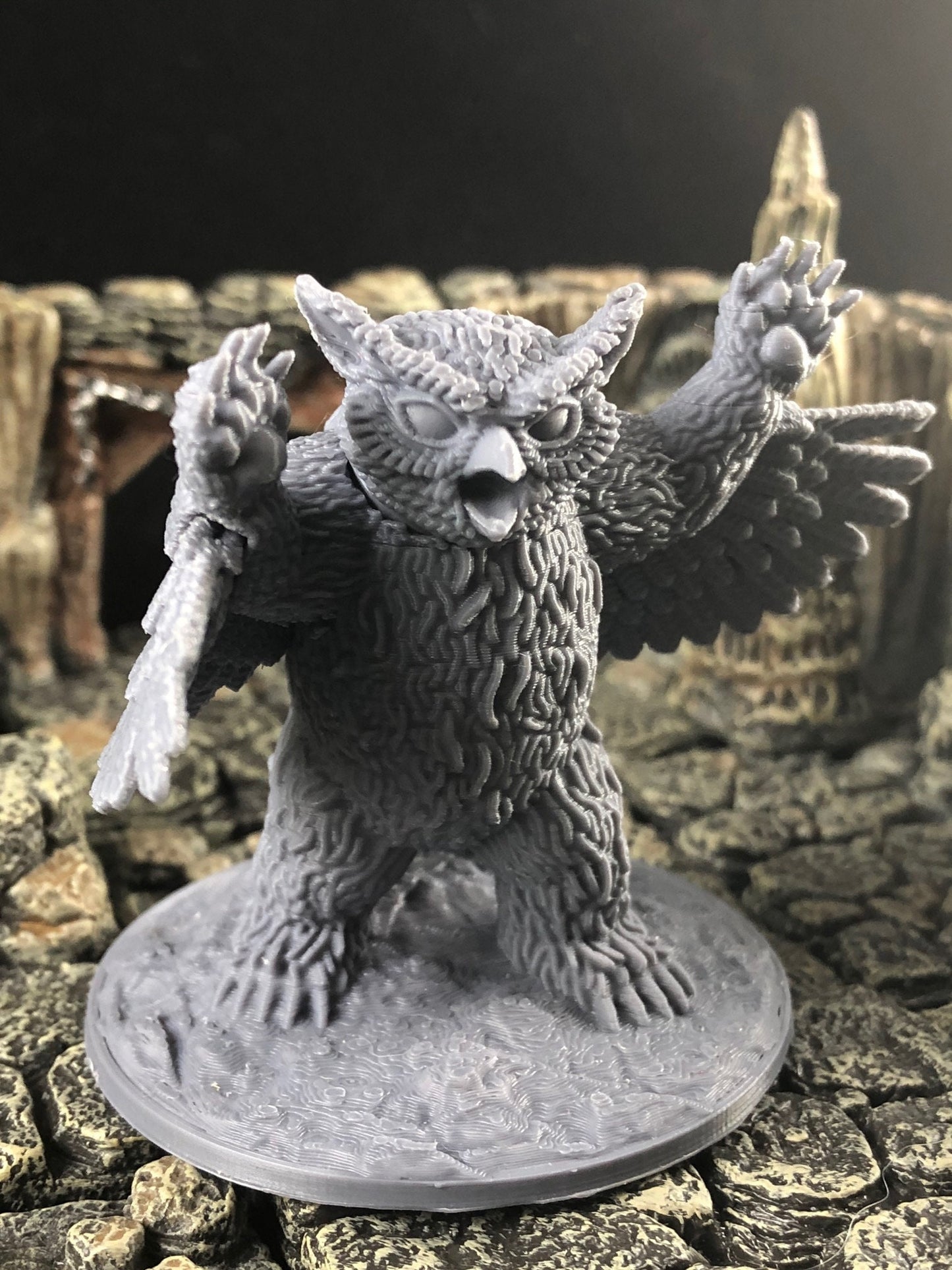 Fearsome Owlbear - 28mm High Quality 3D Print