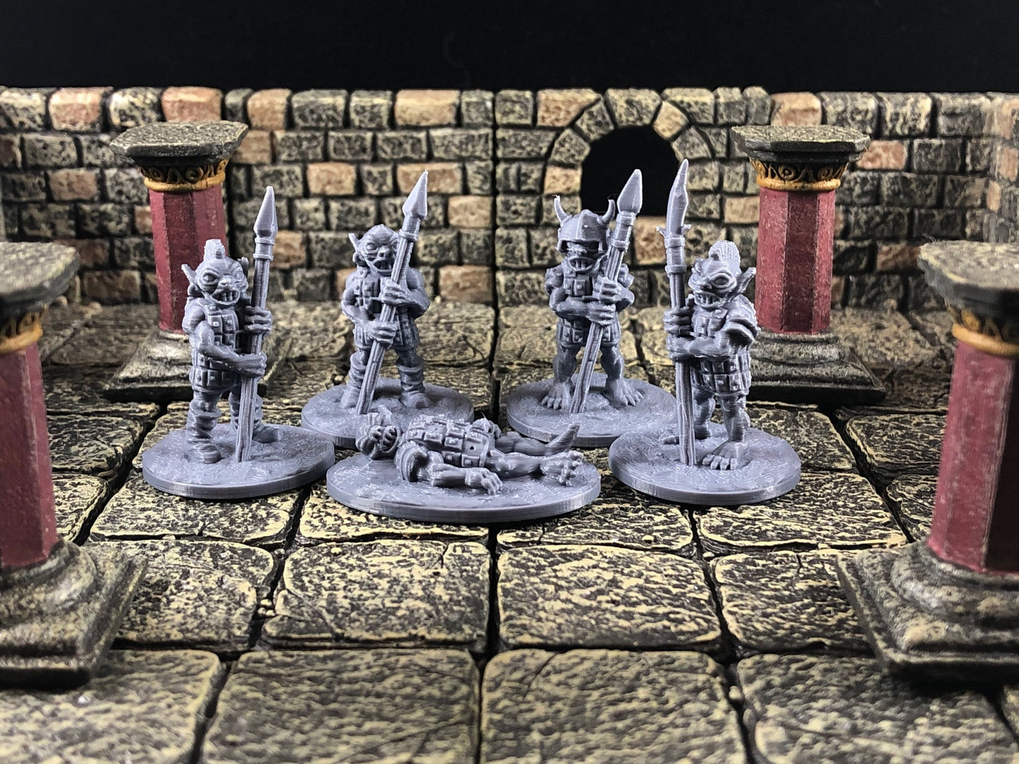 Goblin Gang, Set 2 - 28mm High Quality 3D Print