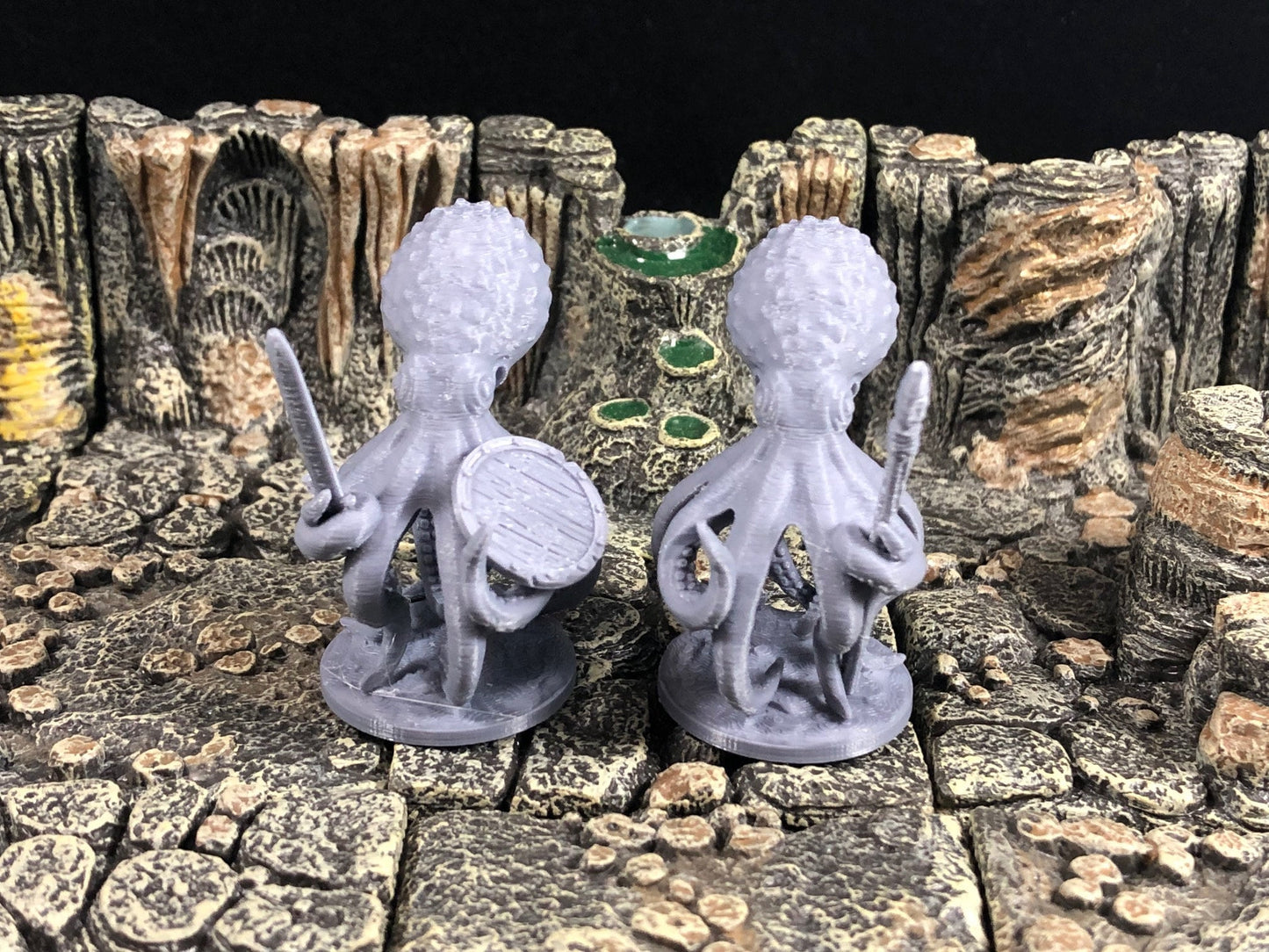 Octopus Warriors - 28mm D&D Miniatures