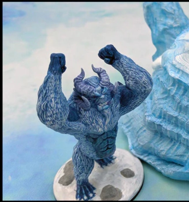 Yeti - 28mm D&D Miniature