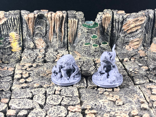 Brain Dogs - 28mm D&D Miniature