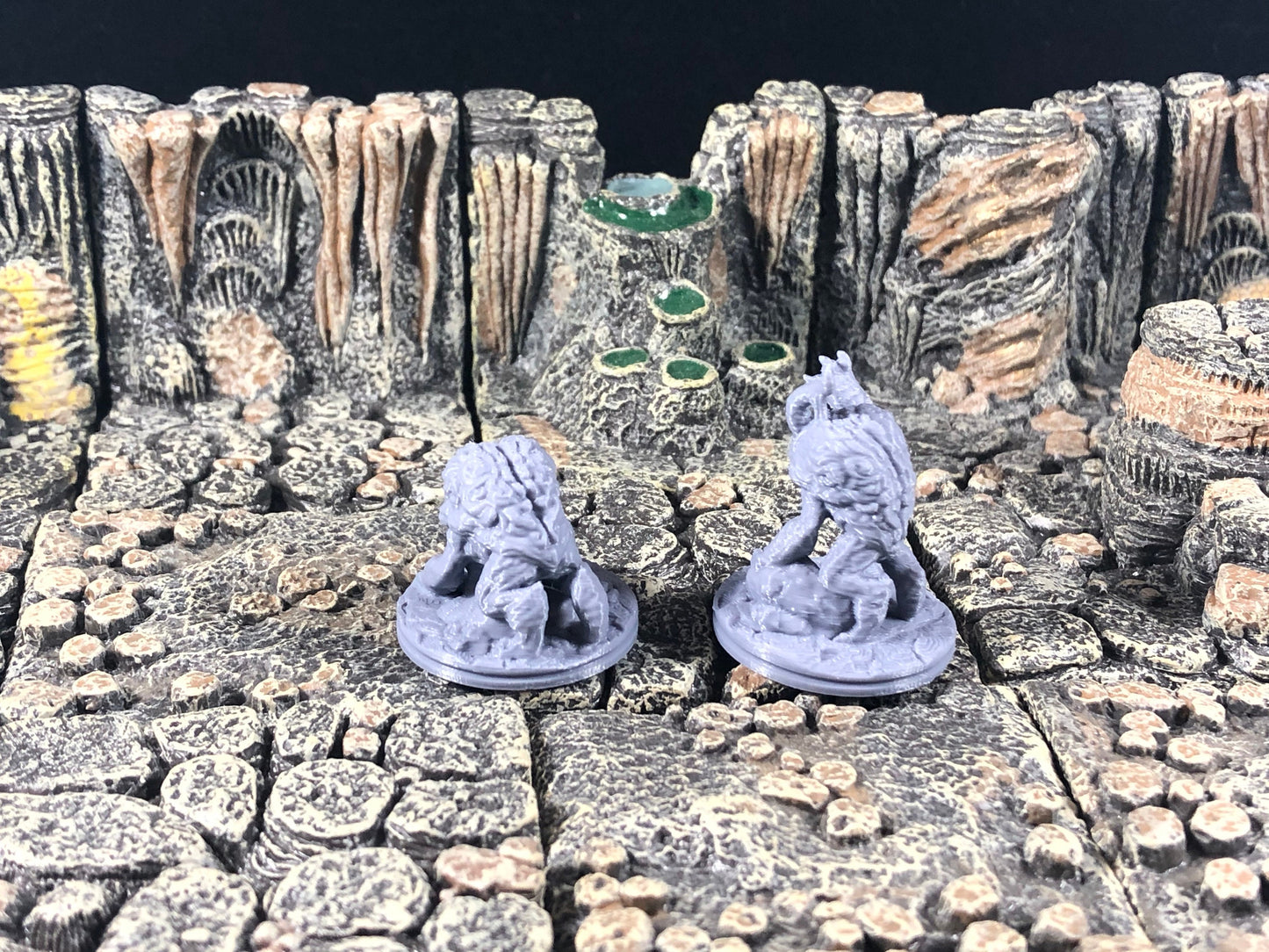 Brain Dogs - 28mm D&D Miniature