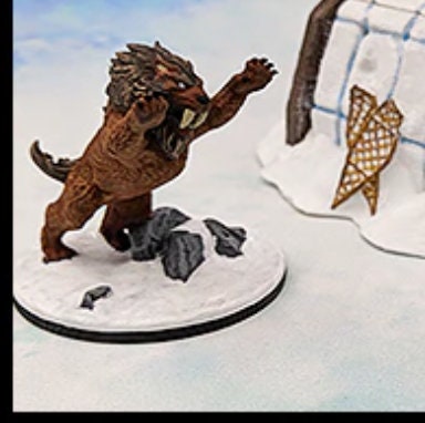 Sabre Tooth Tigers | Set of 2 - 28mm D&D Miniature