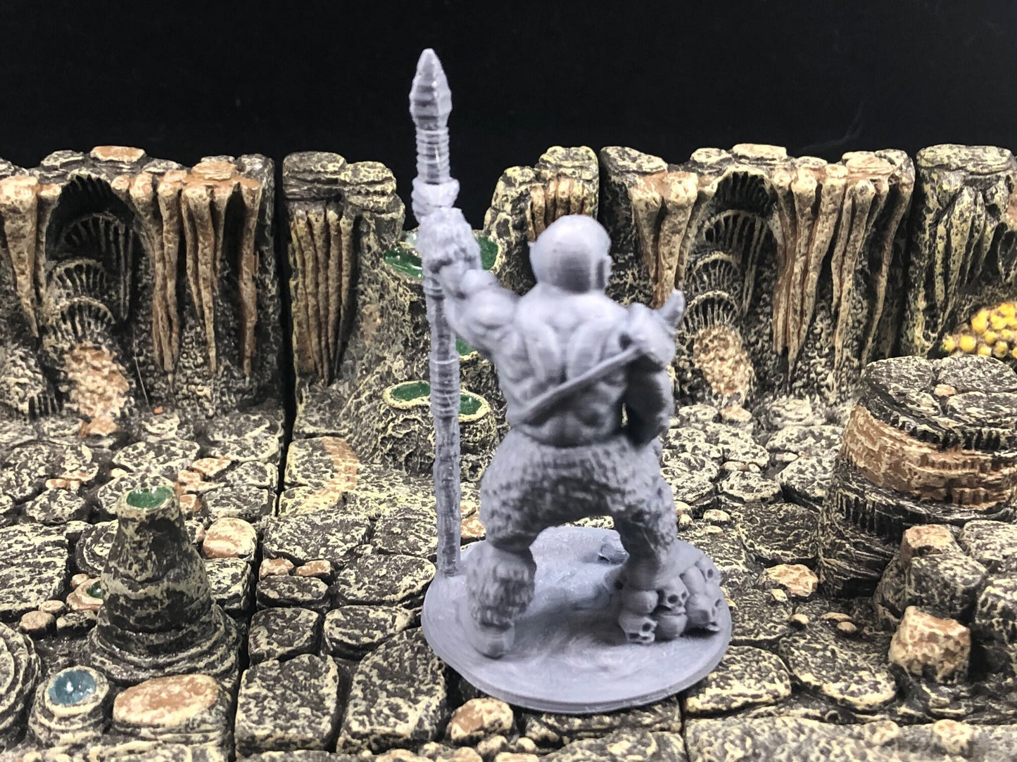 Fearsome Ogres Miniatures | Set of 5 - 28mm scale D&D Monsters - Tabletop RPG Miniature