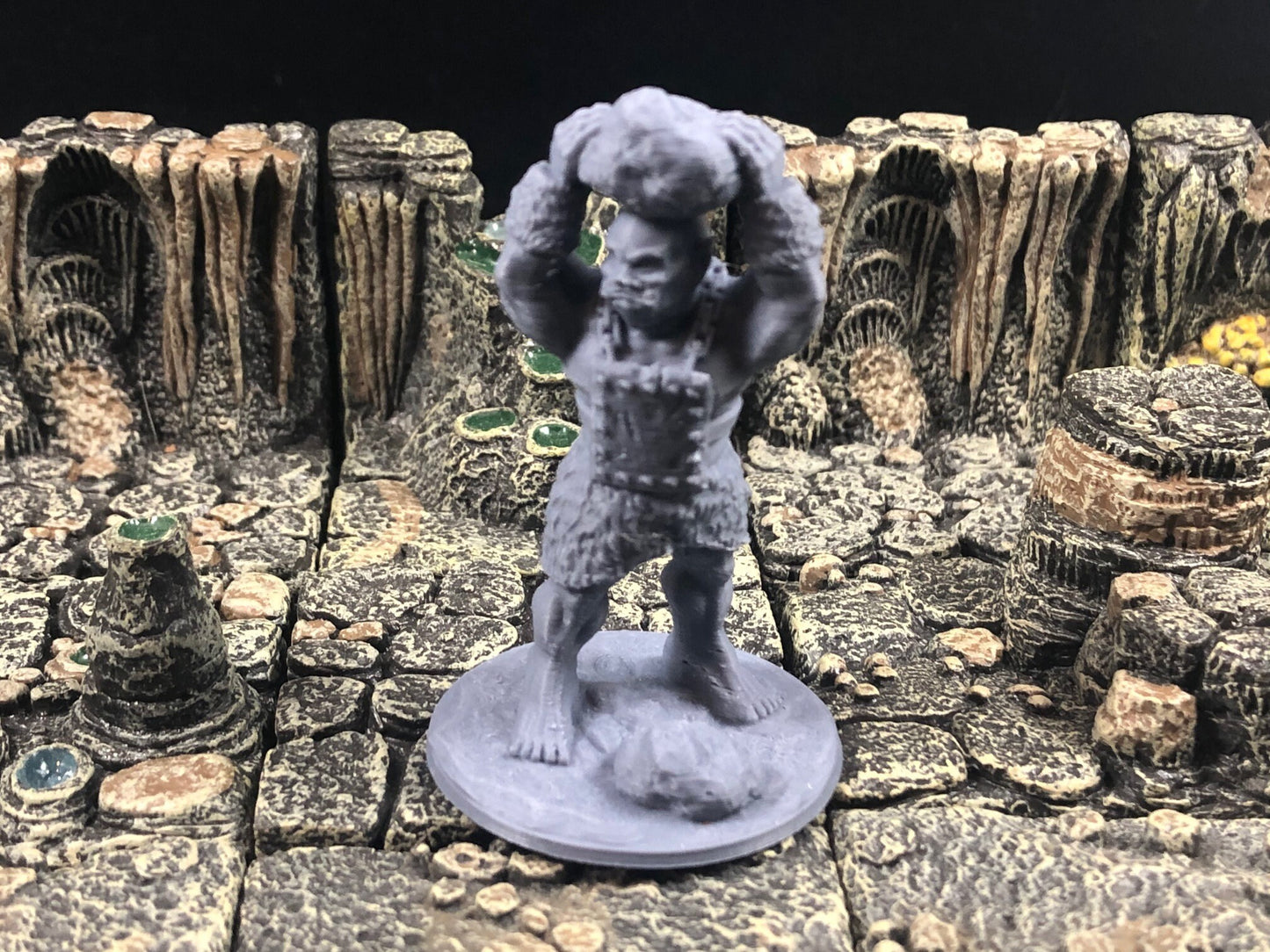 Fearsome Ogres Miniatures | Set of 5 - 28mm scale D&D Monsters - Tabletop RPG Miniature