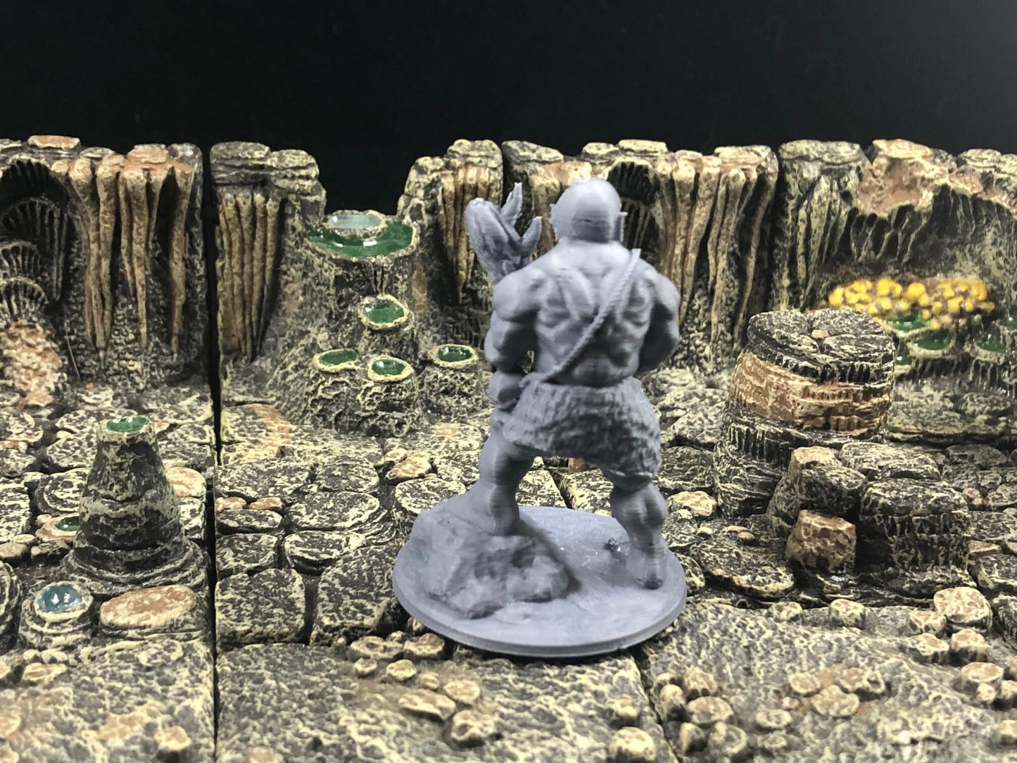 Fearsome Ogres Miniatures | Set of 5 - 28mm scale D&D Monsters - Tabletop RPG Miniature