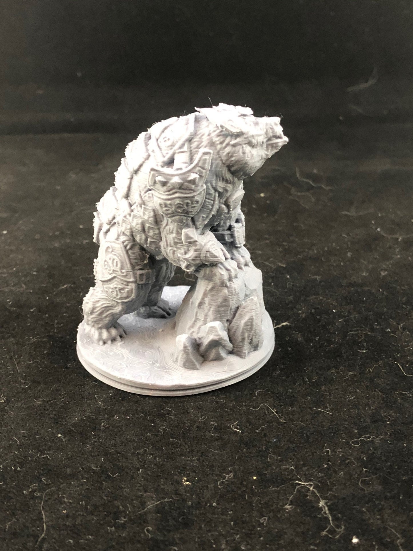 Set of 3 Battle Bears - 28mm Scale Miniatures for Tabletop RPGs