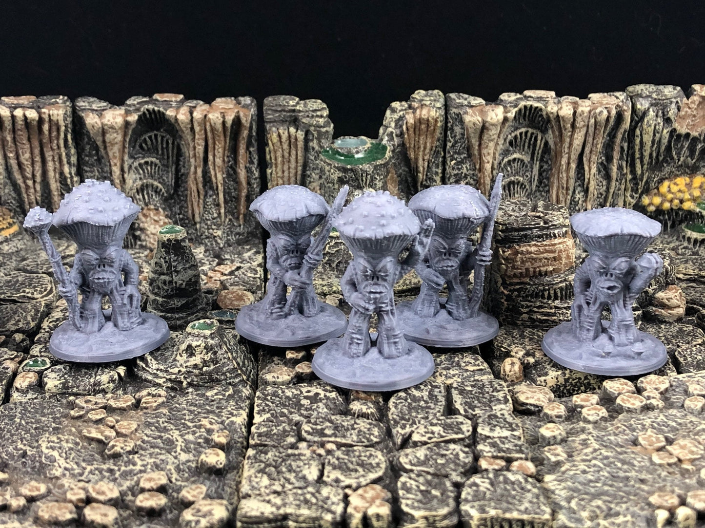 Mushroom Warriors - 28mm D&D Miniatures