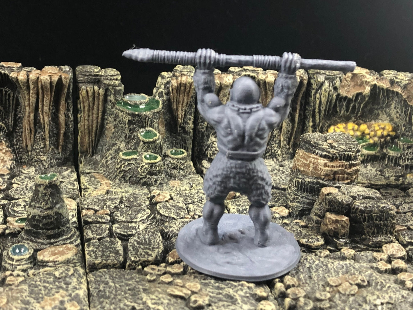 Fearsome Ogres Miniatures | Set of 5 - 28mm scale D&D Monsters - Tabletop RPG Miniature