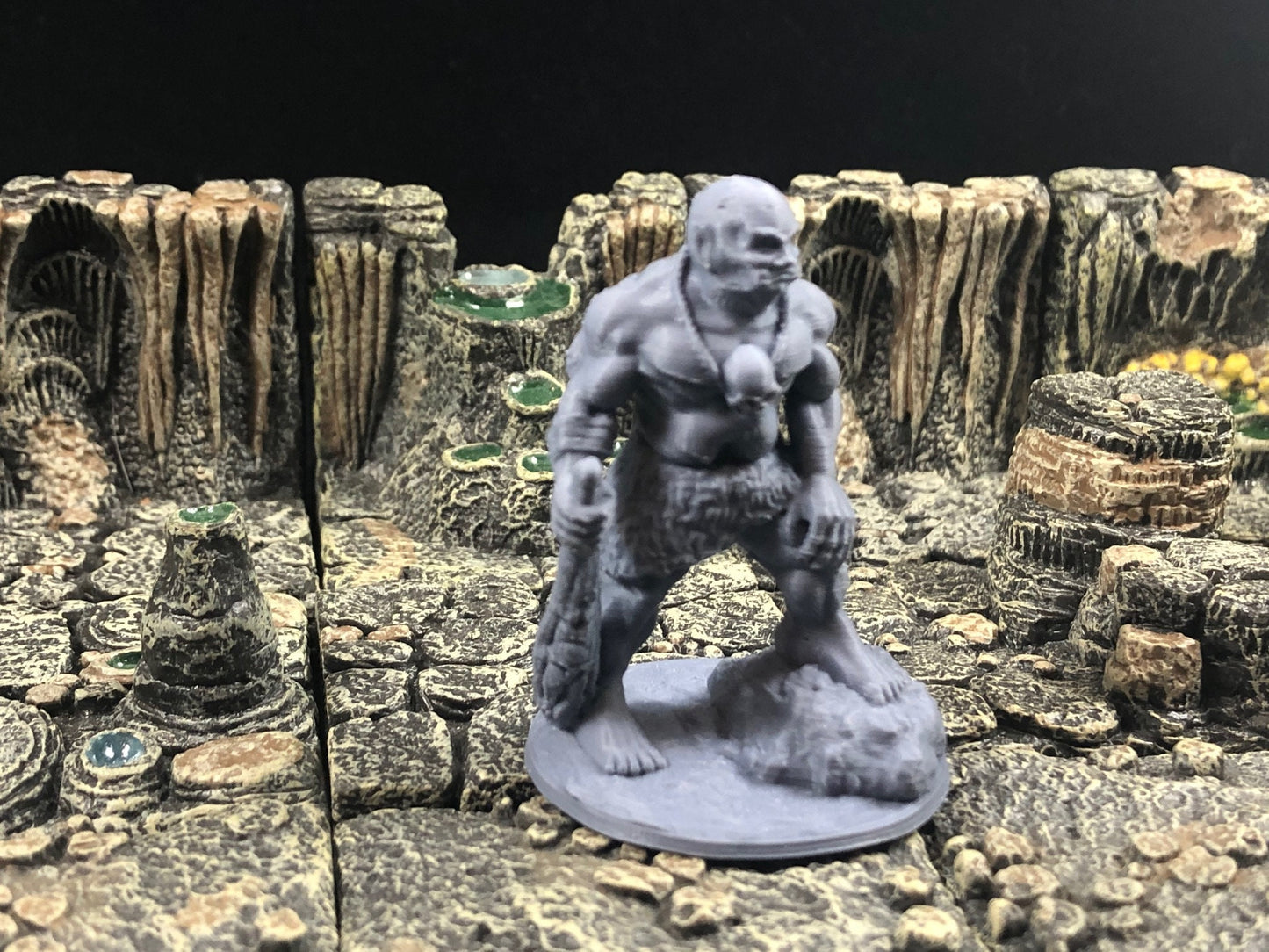 Fearsome Ogres Miniatures | Set of 5 - 28mm scale D&D Monsters - Tabletop RPG Miniature