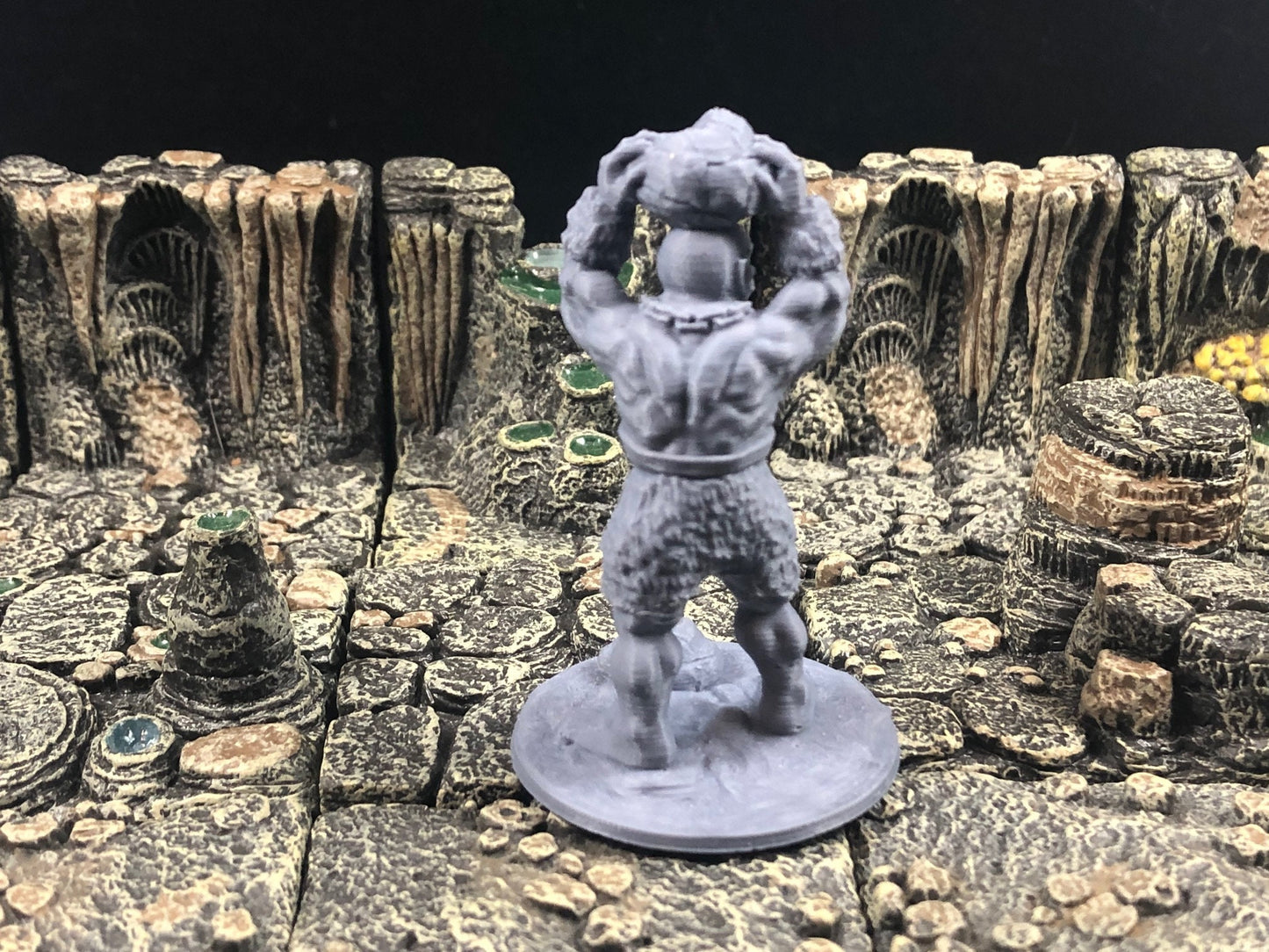 Fearsome Ogres Miniatures | Set of 5 - 28mm scale D&D Monsters - Tabletop RPG Miniature