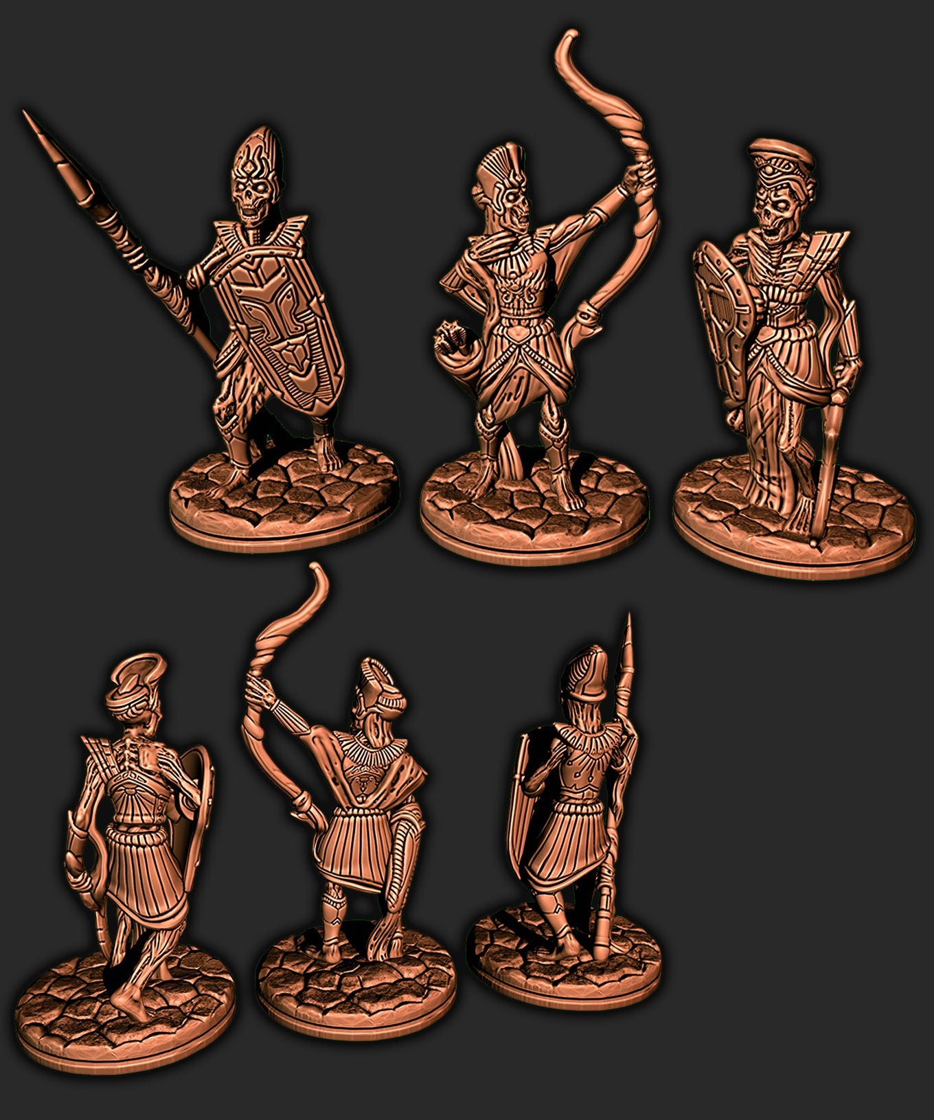 Mummies and Undead - 28mm D&D Miniatures