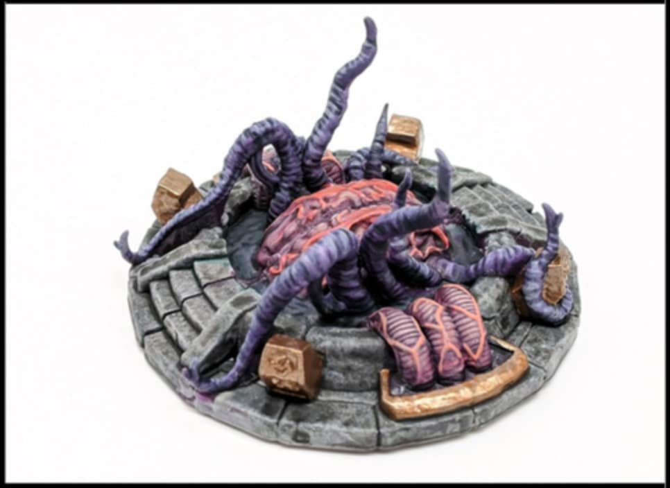 Mind Flayer Brain Pool Piece for Tabletop RPGs - DnD Terrain in 28mm scale