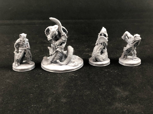 Serpent Warriors - 28mm D&D Miniatures