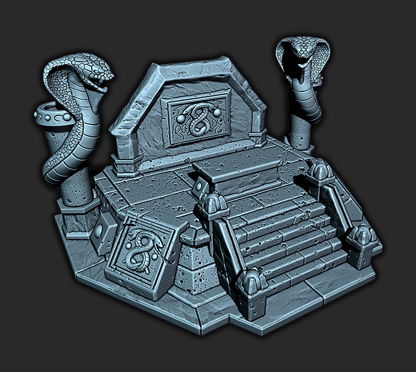 Altar of the Serpent - DnD Terrain in 28mm scale