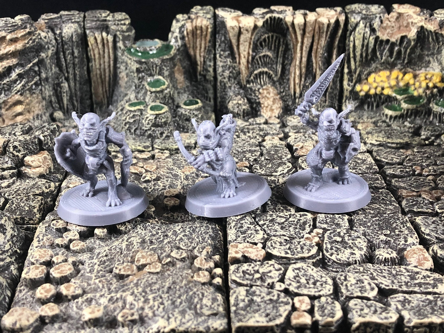 Goblin Pack Miniatures | Set of 5 - 28mm D&D Tabletop RPG Miniature