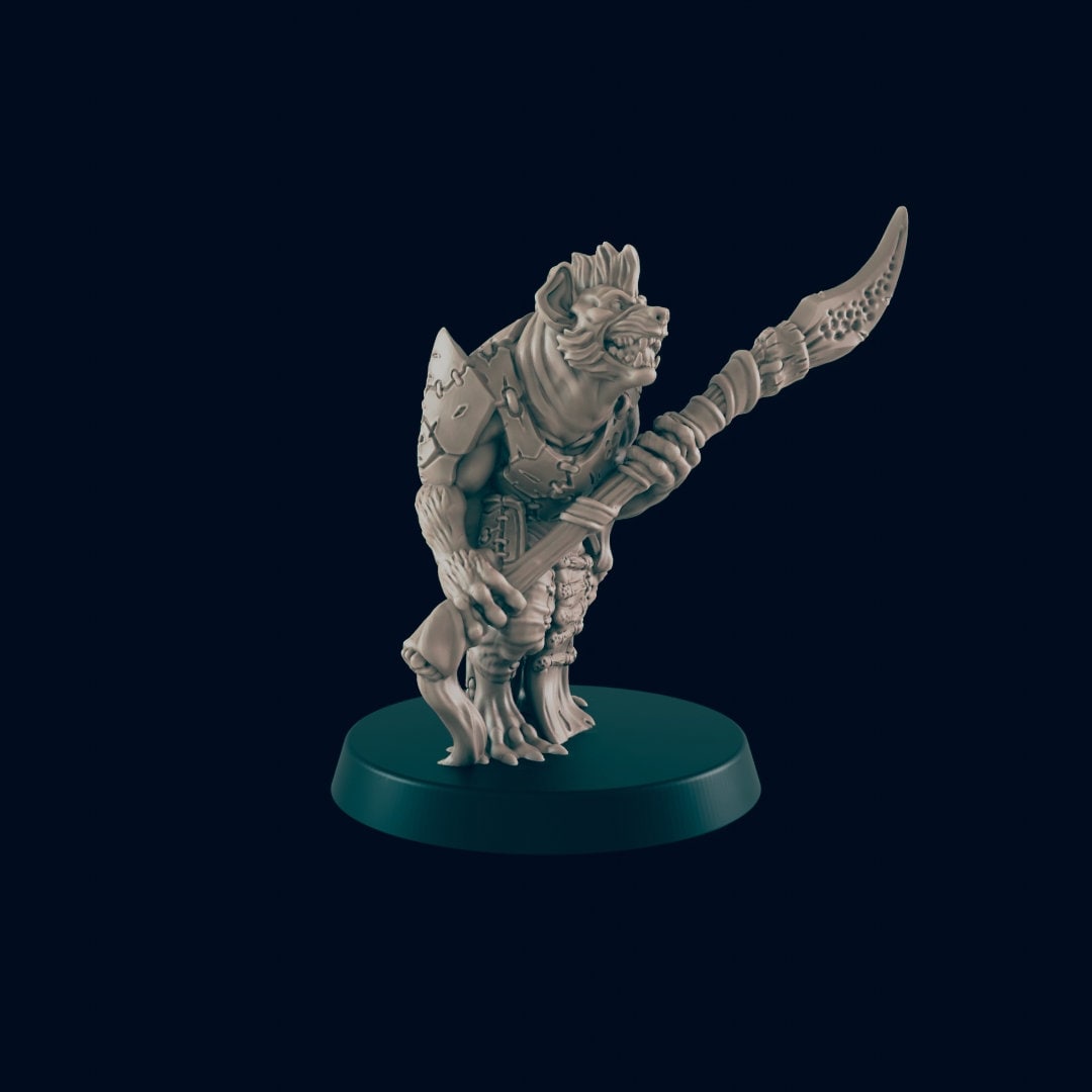 Gnoll Raiding Party Miniatures | Set of 6 - 28mm D&D Tabletop Miniature