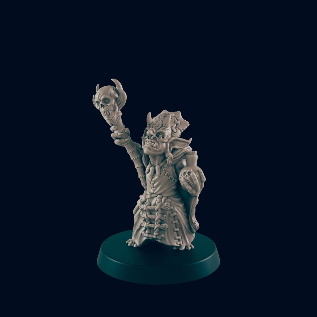 Goblin Pack Miniatures | Set of 5 - 28mm D&D Tabletop RPG Miniature